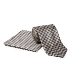 Tie + Hanky Set // Grey + Tan