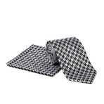 Tie + Hanky Set // Black + White