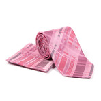 Tie + Hanky Set // Pink Plaid