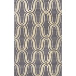 Hand Tufted Rug // Lorraine // Grey (5' x 8')