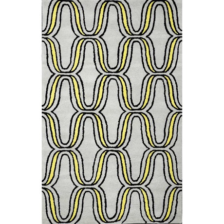 Hand Tufted Rug // Lorraine // Yellow (5' x 8')