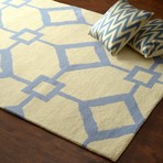 Hand Tufted Rug // Shari // Ivory (5' x 8')