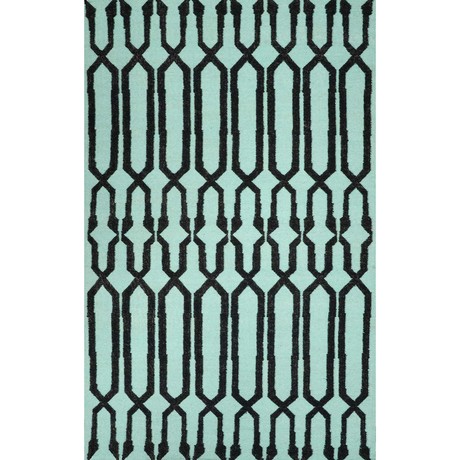 Flatweave Rug // Leona // Light Blue (5' x 8')