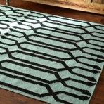 Flatweave Rug // Leona // Light Blue (5' x 8')