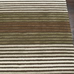 Hand Hooked Cotton Rug // Brushed (5' x 8')