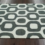 Hand Hooked Cotton Rug // Brazil (5' x 8')