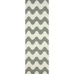 Hand Hooked Rug // Bibba // Grey (5' x 8')