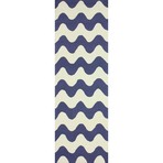 Hand Hooked Rug // Bibba // Blue (5' x 8')