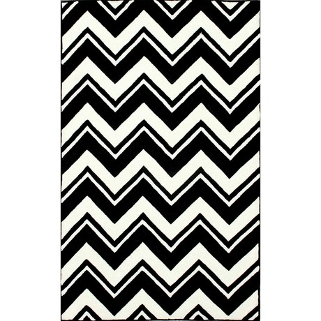 Hand Tufted Rug // Soni // Black (5' x 8')