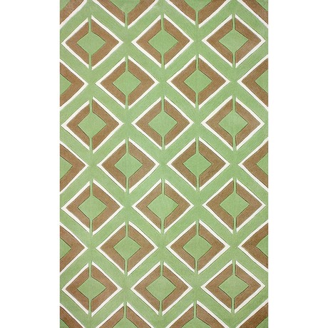 Hand Tufted Rug // Darlene // Mint (5' x 8')