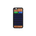 Wallet Case // Navy Blue + Black (iPhone 6/6s)