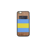 Wallet Case // Blue + Gold (iPhone 6/6s)