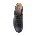 Rowntree Leather + Suede Sneaker // Black + Tan Smu (US: 8)