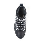 Dan Leather + Suede Ski Hook Boot // Raven (US: 7)