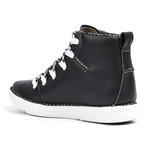 Dan Leather + Suede Ski Hook Boot // Raven (US: 7)