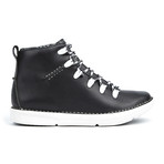 Dan Leather + Suede Ski Hook Boot // Raven (US: 7)