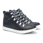 Dan Leather + Suede Ski Hook Boot // Raven (US: 7)