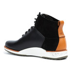 Gatland Leather + Suede Boot // Black + Date Palm (US: 7)