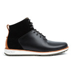 Gatland Leather + Suede Boot // Black + Date Palm (US: 7)
