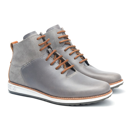 Gatland Leather + Suede Boot // Alloy + Date Palm (US: 7)