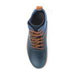 Gatland Leather + Suede Boot // Navy + Date Palm (US: 12)