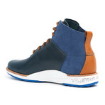 Gatland Leather + Suede Boot // Navy + Date Palm (US: 10)