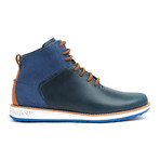 Gatland Leather + Suede Boot // Navy + Date Palm (US: 12)