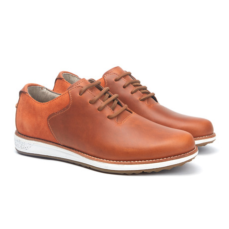 Rowntree Leather + Suede Sneaker // Umber + Date Palm (US: 7)