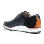 Rowntree Leather + Suede Sneaker // Black + White (US: 7)