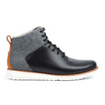 Gatland Leather + Wool Boot // Black + Grey (US: 12)