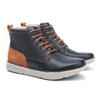 Tom Two Tone Lace-Up Boot // Black + Tan (US: 8)