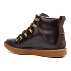 Dan Leather + Suede Ski Hook Boot // Coffee (US: 8)