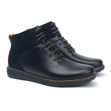 Gatland Leather + Suede Boot // Black (US: 7)