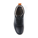 Gatland Leather + Suede Boot // Black + White (US: 8)