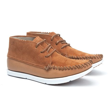 Louis Leather + Suede Moccasin Chukka // Indian Tan (US: 7)