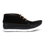 Louis Leather + Suede Moccasin Chukka // Raven (US: 12)
