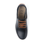 Rowntree Leather + Suede Sneaker // Black + Date Palm (US: 10)