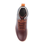 Gatland Leather + Wool Boot // Oxblood + Grey (US: 7)