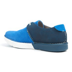 Hiro Leather + Suede Chukka Sneaker // Royal Blue + Majolica Blue (US: 8)