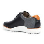 Rowntree Leather + Wool Sneaker // Black + Grey (US: 7)