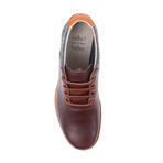 Rowntree Leather + Wool Sneaker // Oxblood + Grey (US: 7)