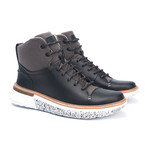 Freddy Leather + Wool Boot // Black + Grey (US: 9)