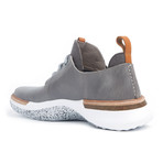 Burns Leather + Wool Sneaker // Alloy + Grey (US: 7)