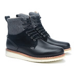 Ambler Goodyear Welted Boot // Black + Dark Grey (US: 7)