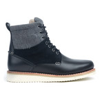 Ambler Goodyear Welted Boot // Black + Dark Grey (US: 7)