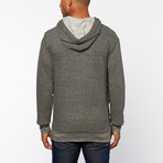 Minerals // Mélange Fully Lined Hoodie  // Charcoal Heather (M)