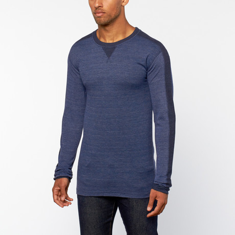 Minerals // Double Face Thermal Crew // Midnight (2XL)