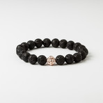 Lion Head Lavastone Bracelet