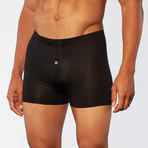 SwissTouch Slim Button Boxer // Black (L[34"-36"])