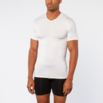 SilkCut V-Neck Undershirt // White (L[34"-36"])